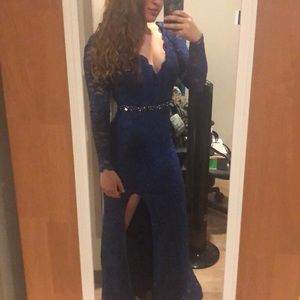 Long lace dress